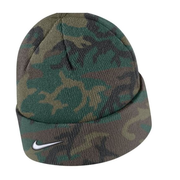 NEW! Nike Michigan State University Spartans Military Collection Beanie Hat Camo - Picture 2 of 8